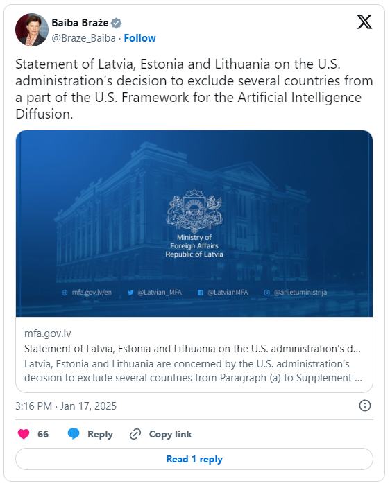 欧盟就美国AI芯片出口限制向美国表达关切:区块链视角下的地缘政治博弈