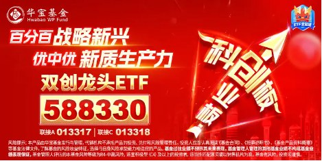 成长股强势反弹:双创龙头ETF(588330)领涨,利好消息驱动