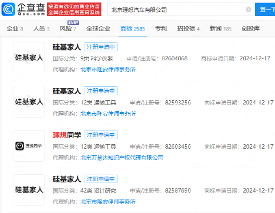 理想汽车申请"硅基家人"商标,探秘AI与区块链的未来融合